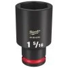 Milwaukee Tools Milwaukee Shockwave Impact Duty 1/2" Drive 1-5/16" Deep 6 Point Socket 49-66-6235 -Milwaukee Tool-shop 49 66 6235 bxm2to1rcapycxon