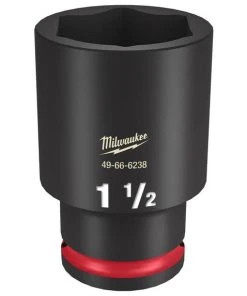 Milwaukee Tools Milwaukee Shockwave Impact Duty 1/2" Drive 1-1/2" Deep 6 Point Socket 49-66-6238