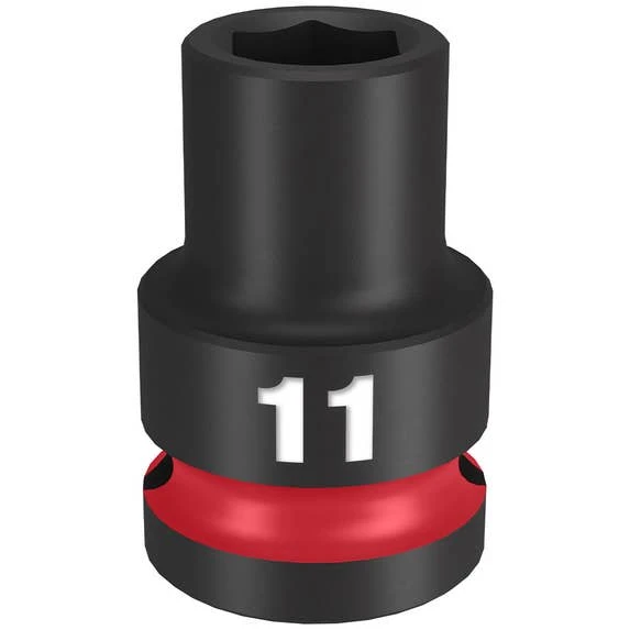 Milwaukee Tools Milwaukee Shockwave Impact Duty 1/2" Drive 11mm Standard 6 Point Socket 49-66-6243 3 Milwaukee Tools Milwaukee Shockwave Impact Duty 1/2" Drive 11mm Standard 6 Point Socket 49-66-6243