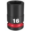 Milwaukee Tools Milwaukee Shockwave Impact Duty 1/2" Drive 16mm Standard 6 Point Socket 49-66-6248