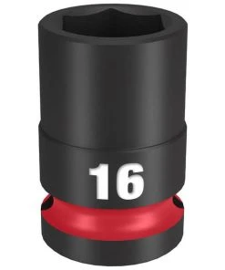 Milwaukee Tools Milwaukee Shockwave Impact Duty 1/2" Drive 16mm Standard 6 Point Socket 49-66-6248