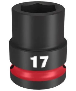Milwaukee Tools Milwaukee Shockwave Impact Duty 1/2" Drive 17mm Standard 6 Point Socket 49-66-6249