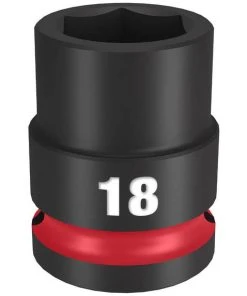 Milwaukee Tools Milwaukee Shockwave Impact Duty 1/2" Drive 18mm Standard 6 Point Socket 49-66-6250
