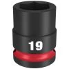 Milwaukee Tools Milwaukee Shockwave Impact Duty 1/2" Drive 19mm Standard 6 Point Socket 49-66-6251