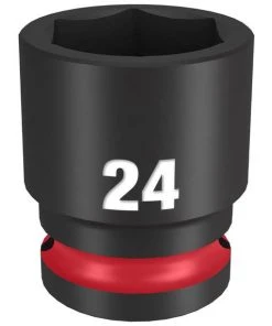 Milwaukee Tools Milwaukee Shockwave Impact Duty 1/2" Drive 24mm Standard 6 Point Socket 49-66-6256