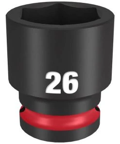 Milwaukee Tools Milwaukee Shockwave Impact Duty 1/2" Drive 26mm Standard 6 Point Socket 49-66-6258