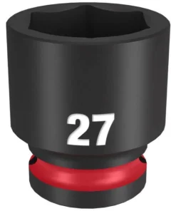 Milwaukee Tools Milwaukee Shockwave Impact Duty 1/2" Drive 27mm Standard 6 Point Socket 49-66-6259