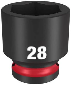 Milwaukee Tools Milwaukee Shockwave Impact Duty 1/2" Drive 28mm Standard 6 Point Socket 49-66-6260