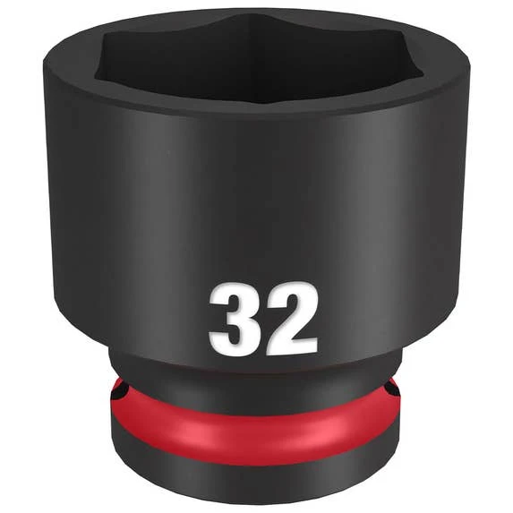 Milwaukee Tools Milwaukee Shockwave Impact Duty 1/2" Drive 32mm Standard 6 Point Socket 49-66-6264 3 Milwaukee Tools Milwaukee Shockwave Impact Duty 1/2" Drive 32mm Standard 6 Point Socket 49-66-6264