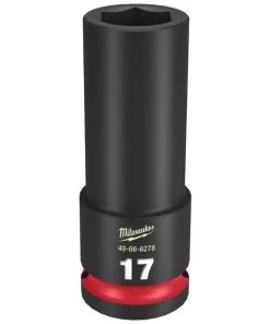 Milwaukee Tools Milwaukee Shockwave Impact Duty 1/2" Drive 17mm Deep 6 Point Socket 49-66-6278