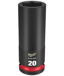 Milwaukee Tools Milwaukee Shockwave Impact Duty 1/2" Drive 20mm Deep 6 Point Socket 49-66-6281