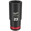 Milwaukee Tools Milwaukee Shockwave Impact Duty 1/2" Drive 23mm Deep 6 Point Socket 49-66-6284