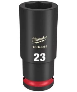 Milwaukee Tools Milwaukee Shockwave Impact Duty 1/2" Drive 23mm Deep 6 Point Socket 49-66-6284