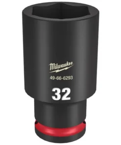 Milwaukee Tools Milwaukee Shockwave Impact Duty 1/2" Drive 32mm Deep 6 Point Socket 49-66-6293