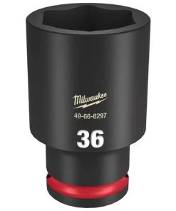 Milwaukee Tools Milwaukee Shockwave Impact Duty 1/2" Drive 36mm Deep 6 Point Socket 49-66-6297