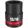Milwaukee Tools Milwaukee Shockwave Impact Duty 3/4" Drive 15/16" Standard 6 Point Socket 49-66-6306 -Milwaukee Tool-shop 49 66 6306 npihbiuc9gmu8t7k