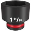 Milwaukee Tools Milwaukee Shockwave Impact Duty 3/4" Drive 1-11/16" Standard 6 Point Socket 49-66-6318 -Milwaukee Tool-shop 49 66 6318 o5x2snbbhzl8liq1