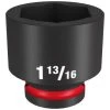 Milwaukee Tools Milwaukee Shockwave Impact Duty 3/4" Drive 1-13/16" Standard 6 Point Socket 49-66-6320