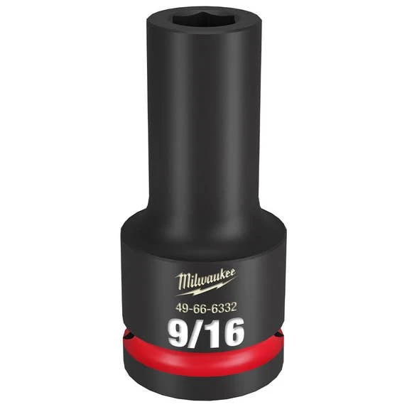 Milwaukee Tools Milwaukee Shockwave Impact Duty 3/4" Drive 9/16" Deep 6 Point Socket 49-66-6332 3 Milwaukee Tools Milwaukee Shockwave Impact Duty 3/4" Drive 9/16" Deep 6 Point Socket 49-66-6332