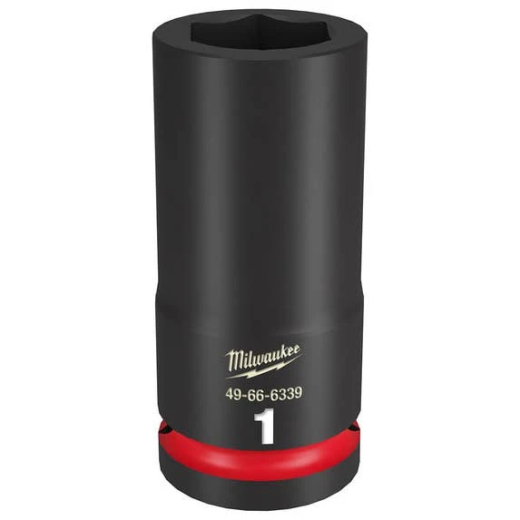 Milwaukee Tools Milwaukee Shockwave Impact Duty 3/4" Drive 1" Deep 6 Point Socket 49-66-6339 3 Milwaukee Tools Milwaukee Shockwave Impact Duty 3/4" Drive 1" Deep 6 Point Socket 49-66-6339