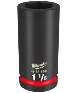 Milwaukee Tools Milwaukee Shockwave Impact Duty 3/4" Drive 1-1/8" Deep 6 Point Socket 49-66-6341