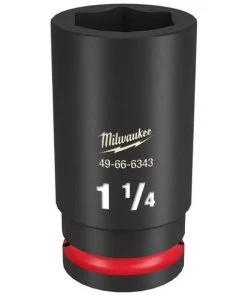 Milwaukee Tools Milwaukee Shockwave Impact Duty 3/4" Drive 1-1/4" Deep 6 Point Socket 49-66-6343