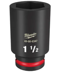 Milwaukee Tools Milwaukee Shockwave Impact Duty 3/4" Drive 1-1/2" Deep 6 Point Socket 49-66-6347