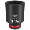 Milwaukee Tools Milwaukee Shockwave Impact Duty 3/4" Drive 1-11/16" Deep 6 Point Socket 49-66-6350