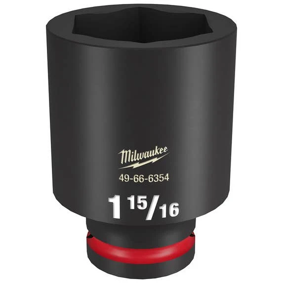 Milwaukee Tools Milwaukee Shockwave Impact Duty 3/4" Drive 1-15/16" Deep 6 Point Socket 49-66-6354 3 Milwaukee Tools Milwaukee Shockwave Impact Duty 3/4" Drive 1-15/16" Deep 6 Point Socket 49-66-6354