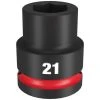 Milwaukee Tools Milwaukee Shockwave Impact Duty 3/4" Drive 21mm Standard 6 Point Socket 49-66-6359