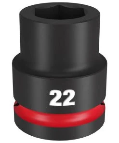 Milwaukee Tools Milwaukee Shockwave Impact Duty 3/4" Drive 22mm Standard 6 Point Socket 49-66-6360