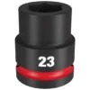 Milwaukee Tools Milwaukee Shockwave Impact Duty 3/4" Drive 23mm Standard 6 Point Socket 49-66-6361