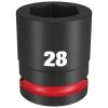Milwaukee Tools Milwaukee Shockwave Impact Duty 3/4" Drive 28mm Standard 6 Point Socket 49-66-6366