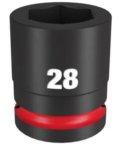 Milwaukee Tools Milwaukee Shockwave Impact Duty 3/4" Drive 28mm Standard 6 Point Socket 49-66-6366