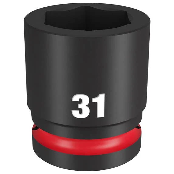Milwaukee Tools Milwaukee Shockwave Impact Duty 3/4" Drive 31mm Standard 6 Point Socket 49-66-6369 3 Milwaukee Tools Milwaukee Shockwave Impact Duty 3/4" Drive 31mm Standard 6 Point Socket 49-66-6369