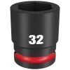 Milwaukee Tools Milwaukee Shockwave Impact Duty 3/4" Drive 32mm Standard 6 Point Socket 49-66-6370 -Milwaukee Tool-shop 49 66 6370 57awzhm64et95iv2