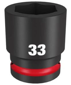 Milwaukee Tools Milwaukee Shockwave Impact Duty 3/4" Drive 33mm Standard 6 Point Socket 49-66-6371