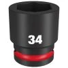 Milwaukee Tools Milwaukee Shockwave Impact Duty 3/4" Drive 34mm Standard 6 Point Socket 49-66-6372 -Milwaukee Tool-shop 49 66 6372 m2vsvwu95xcjotal