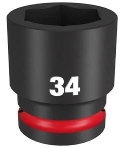 Milwaukee Tools Milwaukee Shockwave Impact Duty 3/4" Drive 34mm Standard 6 Point Socket 49-66-6372