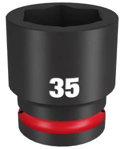 Milwaukee Tools Milwaukee Shockwave Impact Duty 3/4" Drive 35mm Standard 6 Point Socket 49-66-6373