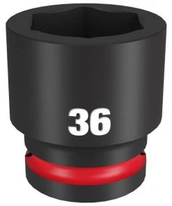 Milwaukee Tools Milwaukee Shockwave Impact Duty 3/4" Drive 36mm Standard 6 Point Socket 49-66-6374