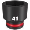 Milwaukee Tools Milwaukee Shockwave Impact Duty 3/4" Drive 41mm Standard 6 Point Socket 49-66-6379