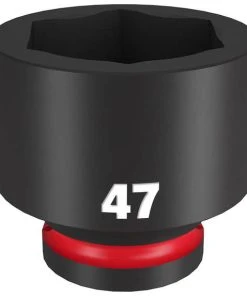 Milwaukee Tools Milwaukee Shockwave Impact Duty 3/4" Drive 47mm Standard 6 Point Socket 49-66-6385