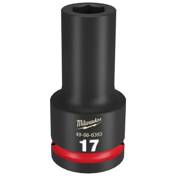 Milwaukee Tools Milwaukee Shockwave Impact Duty 3/4" Drive 17mm Deep 6 Point Socket 49-66-6393 3 Milwaukee Tools Milwaukee Shockwave Impact Duty 3/4" Drive 17mm Deep 6 Point Socket 49-66-6393
