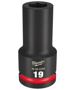 Milwaukee Tools Milwaukee Shockwave Impact Duty 3/4" Drive 19mm Deep 6 Point Socket 49-66-6394