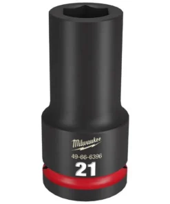 Milwaukee Tools Milwaukee Shockwave Impact Duty 3/4" Drive 21mm Deep 6 Point Socket 49-66-6396