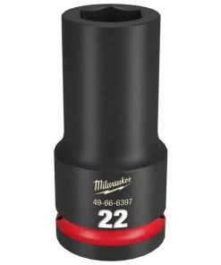 Milwaukee Tools Milwaukee Shockwave Impact Duty 3/4" Drive 22mm Deep 6 Point Socket 49-66-6397