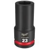 Milwaukee Tools Milwaukee Shockwave Impact Duty 3/4" Drive 23mm Deep 6 Point Socket 49-66-6398 -Milwaukee Tool-shop 49 66 6398 qmxjrralubgstmmr