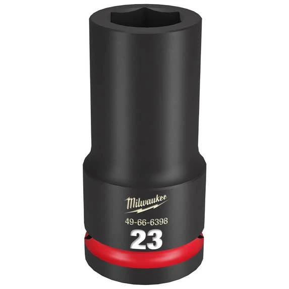 Milwaukee Tools Milwaukee Shockwave Impact Duty 3/4" Drive 23mm Deep 6 Point Socket 49-66-6398 3 Milwaukee Tools Milwaukee Shockwave Impact Duty 3/4" Drive 23mm Deep 6 Point Socket 49-66-6398