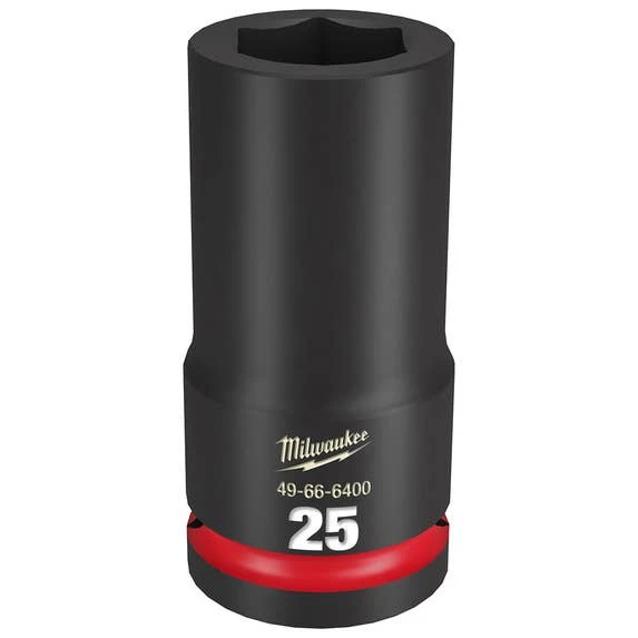 Milwaukee Tools Milwaukee Shockwave Impact Duty 3/4" Drive 25mm Deep 6 Point Socket 49-66-6400 3 Milwaukee Tools Milwaukee Shockwave Impact Duty 3/4" Drive 25mm Deep 6 Point Socket 49-66-6400